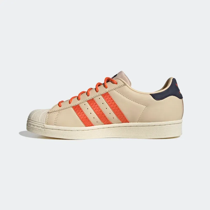 Adidas Men's Superstar Shoes - Sand Strata / Magic Beige / Legend Ink