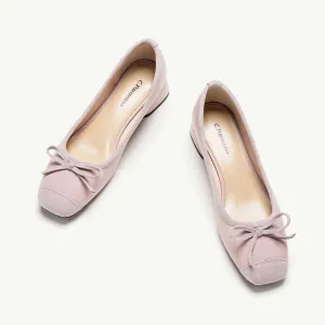 Ballet Block Heel (Nina) Pink