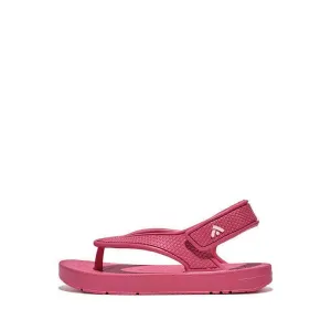 Fitflop Iqushion Kid's Ergonomic Back-Strap Flip-Flops - Pink Jam