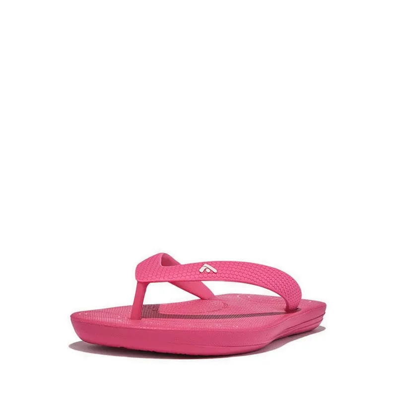 Fitflop Iqushion Kid's Ergonomic Flip-Flops - Pink Jam