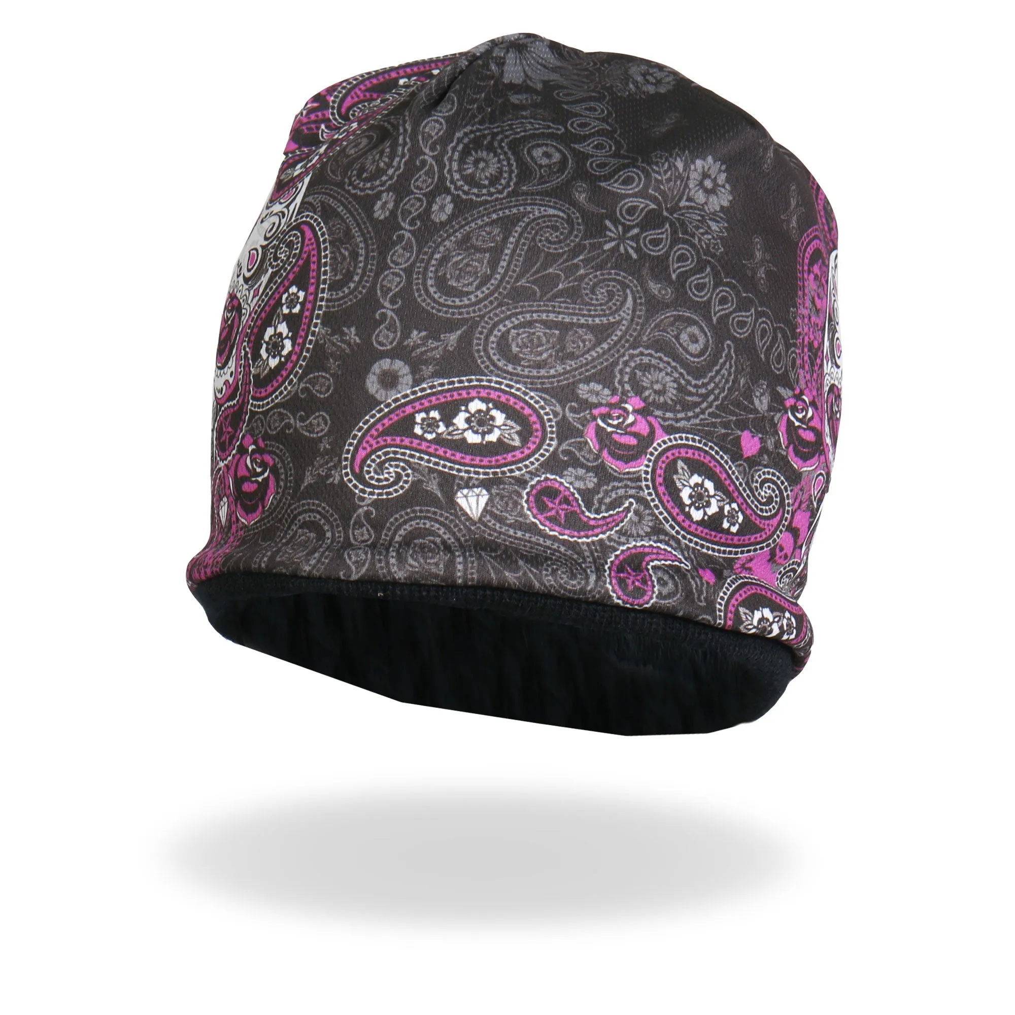 Hot Leathers KHC1030 Sublimated Sugar Paisley 2 Beanie