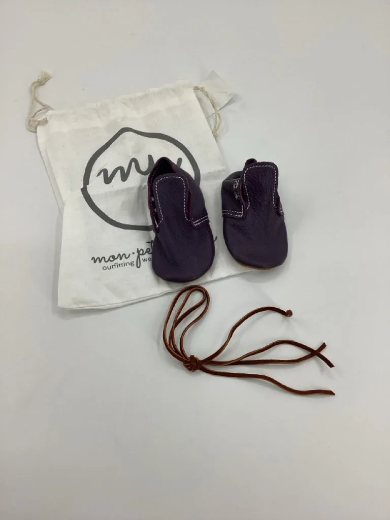 Mon Petit Child Size 1 Toddler Purple Baby/Walker Shoes