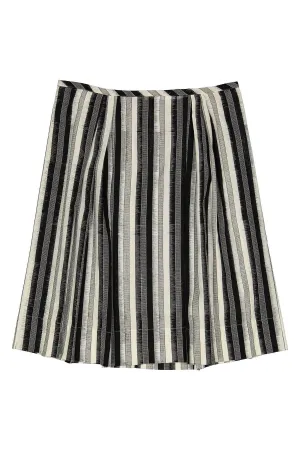 PINTO - Ivory/Black Ikat Cotton