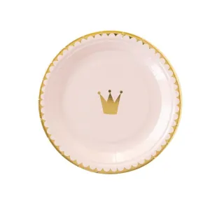 Princess Crown Party Plates x 8