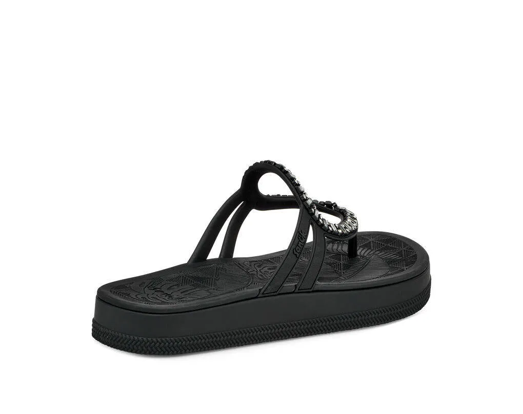 Sanuk Womens Sunshine Gem Black