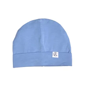 Satin Lined Jersey Beanie-Ocean