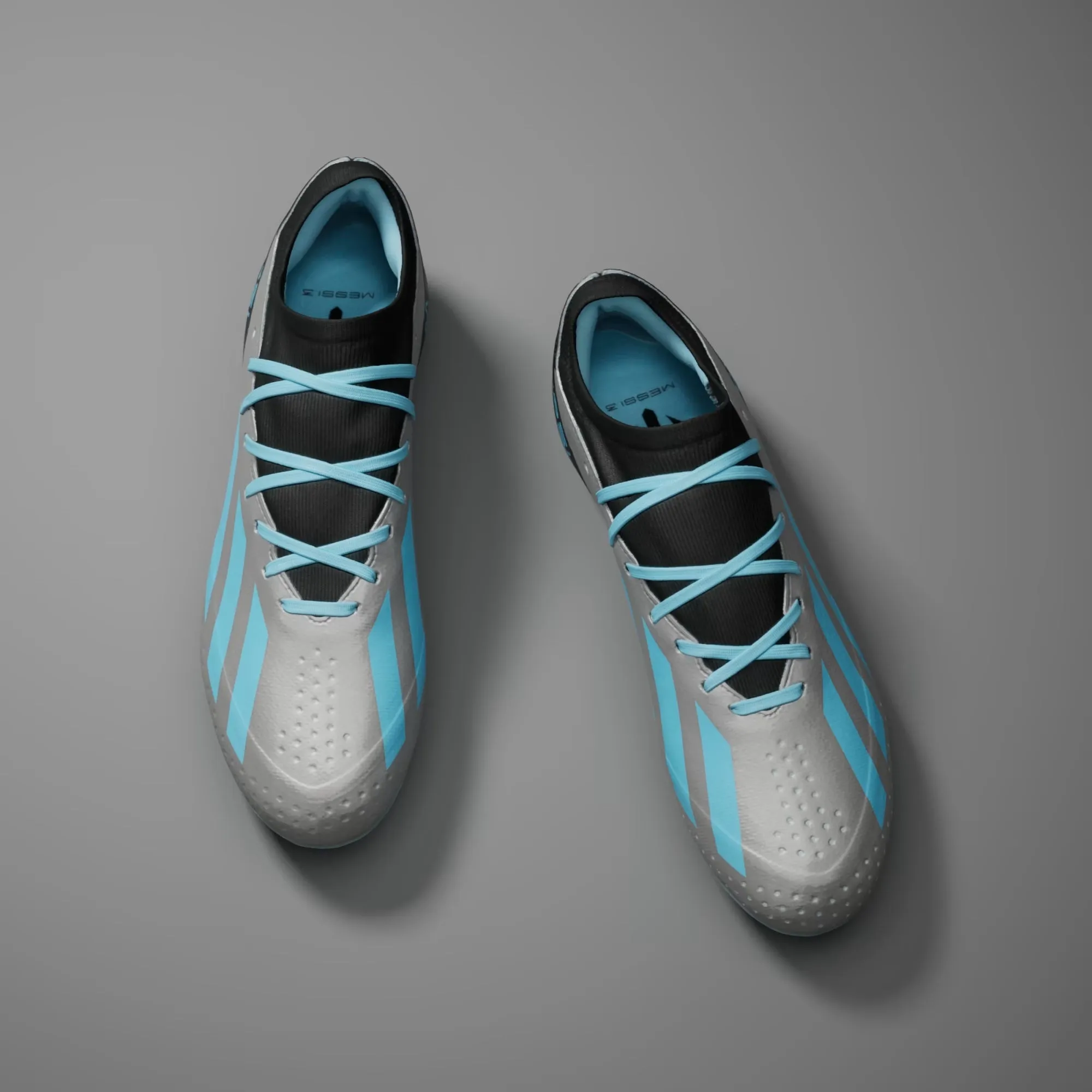 X Crazyfast Messi.3 FG [Silver Met/Bliss Blue]